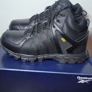 Reebok Athletic Work Hiker with CushGuard Internal Met guard blk men 13W